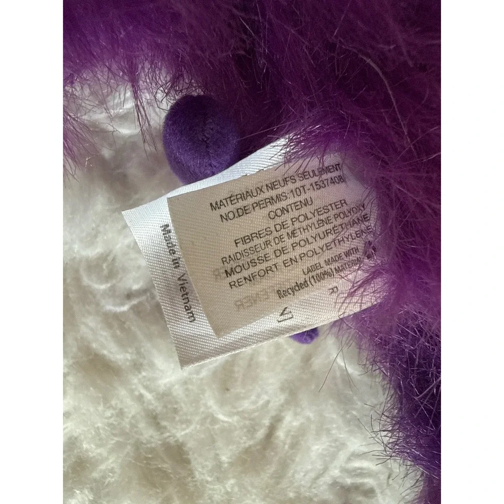 Disney Store Monsters University Art Plush Purple Striped 14 Inch Oozma Kappa